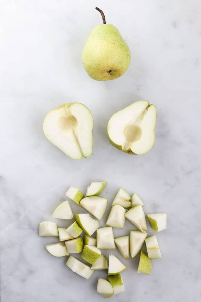 How to Cut a Pear Steps